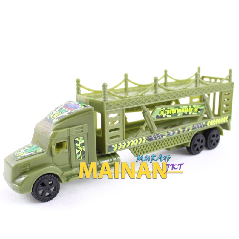 MAINANKEI MAINAN ANAK MURAH TRUCK MILITARY OCT6052  MOBIL TRUK MILITER KENDARAAN TENTARA