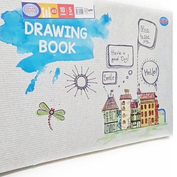 

Discount✔️✔️-[ PACK ] Buku Gambar / Drawing Book A3 - SiDU Sinar Dunia MURAH