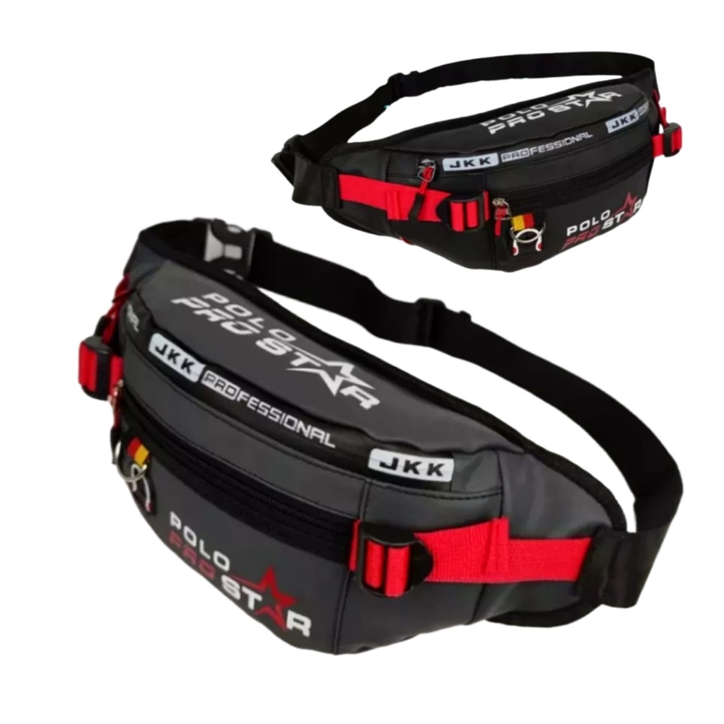 Tas Selempang Pria Waistbag Tas Pinggang Pria Tas Distro Bag Kasual Keren Tas Bahu Pria