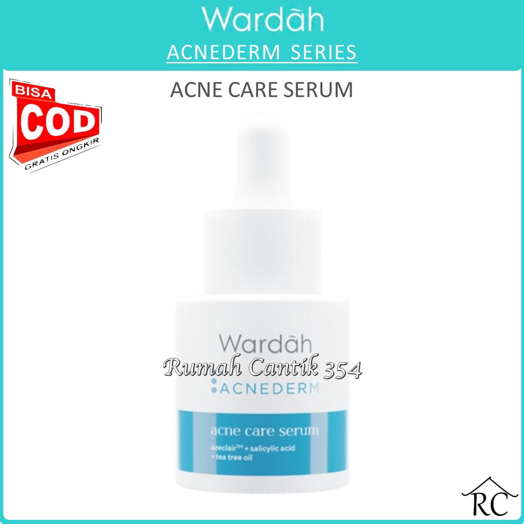 COD - Wardah Acnederm Acne Care Serum 15 ml - Serum Jerawat - RUMAH CANTIK 354