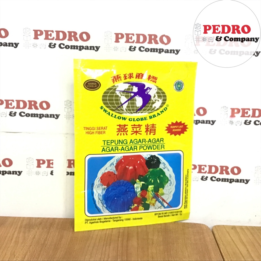 

Swallow tepung agar agar powder 7 gram - coklat brown chocolate