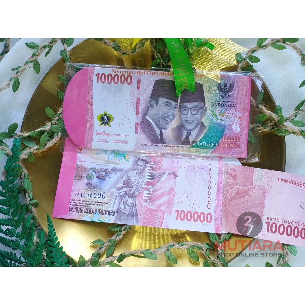 10Pcs amplop Lebaran idul fitri tema uang THR unik viral aesthetic