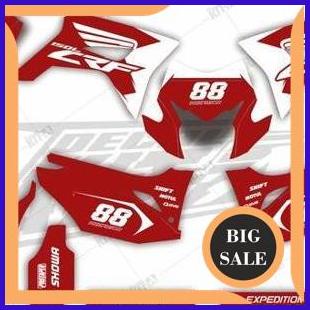 Decal Honda Crf 150L Merah Putih Supermoto Full Body Keren 1M4R23 limited stock