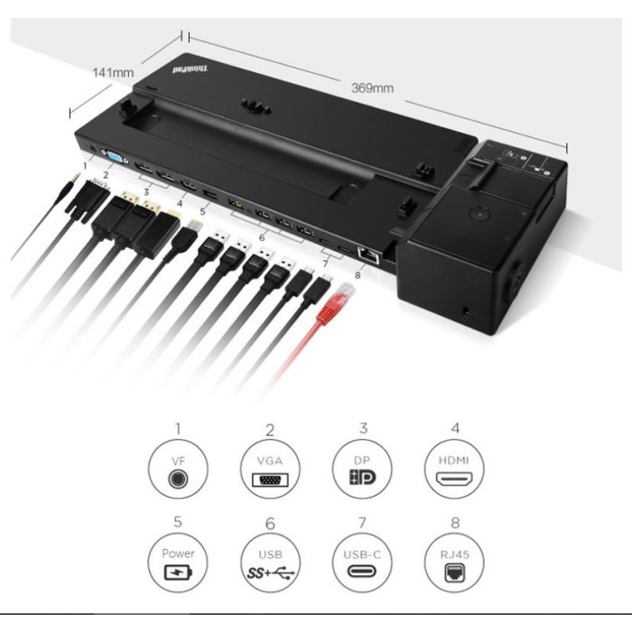 Terlaris Profesional Lenovo Thinkpad Ultra Docking Station 40Aj0135 Original
