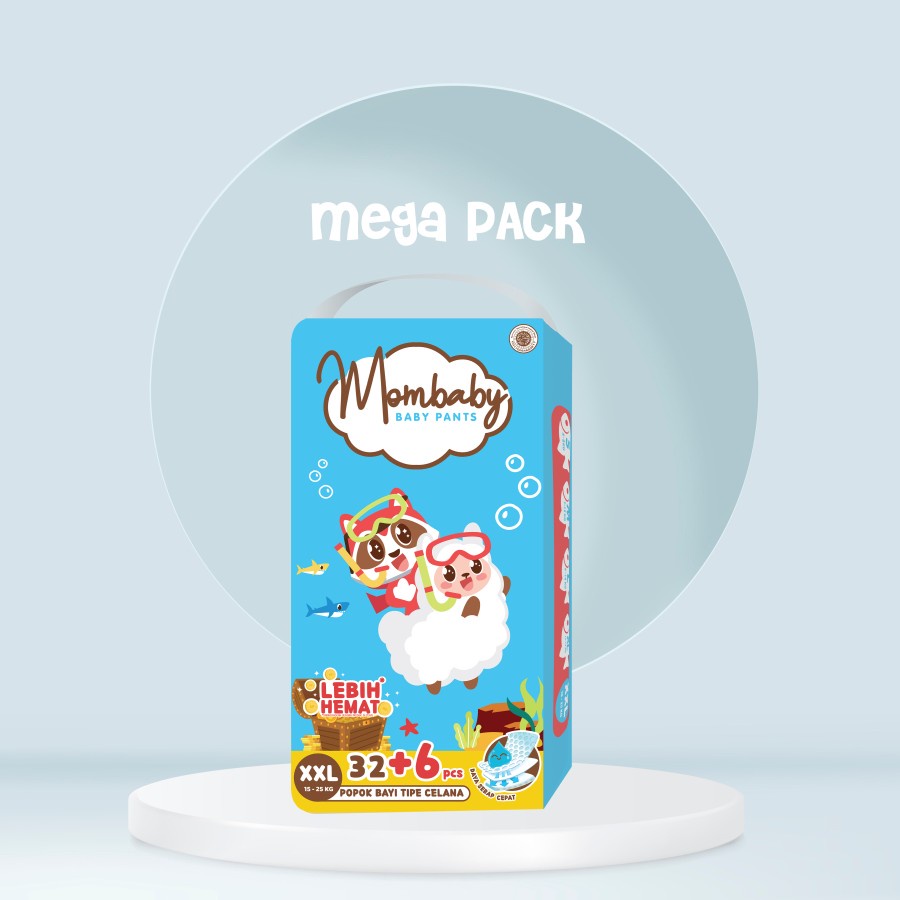 Mombaby Pants Mega Pack S54+6 / M50+6 / L42+6 / XL36+6 / XXL32+6