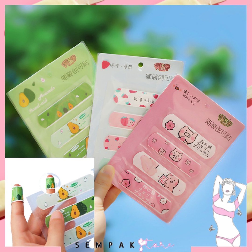 SS Plester Luka Anak Dewasa Waterproof Isi 20 Pcs Motif Karakter Lucu Pembalut Luka Tahan Air 20pcs Hansaplas Band Aid Korea