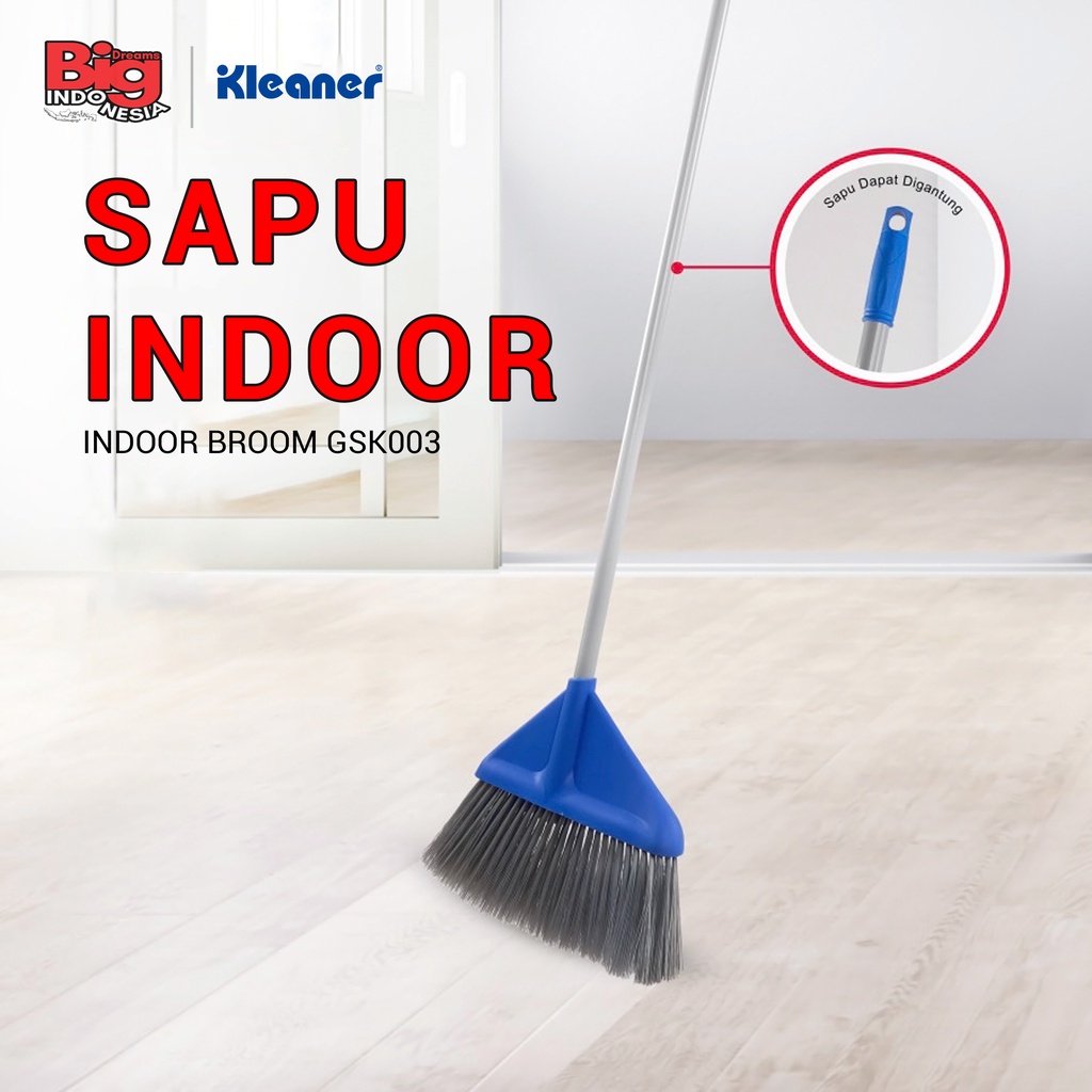 Sapu Lantai Dalam Ruangan 1 Pcs Alat Pembersih Debu Lantai Indoor Broom Serbaguna Kleaner GSK003