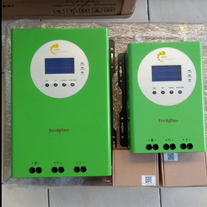 MPPT Techfine Solar Charger Controller SCC Panel Surya 60A-100A