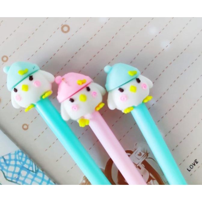 

#@#@#@#@] ( Min 3pcs)Pulpen Gel Karakter / Pen Gel Lucu / Gel Pen Korea