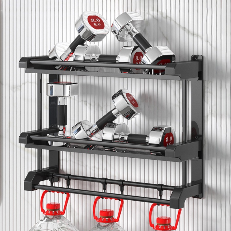 KAGK Rak Kamar Mandi 1-3lapisan 40-60cm Stainless steel Dipasang tanpa harus dilubangin dibagian Dinding Rak Bumbu Dapur Stainless Steel