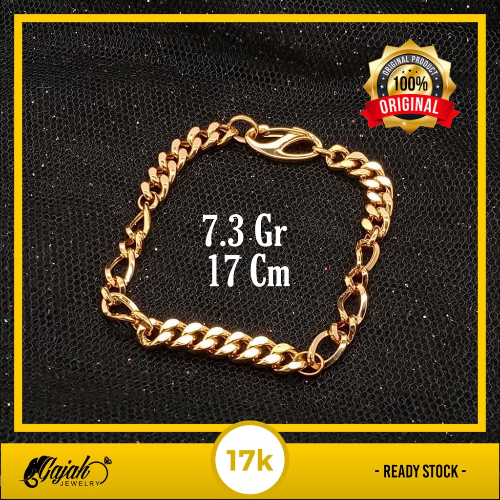 Gelang Emas 17K -7.3 Gr Kadar 750 - 4511