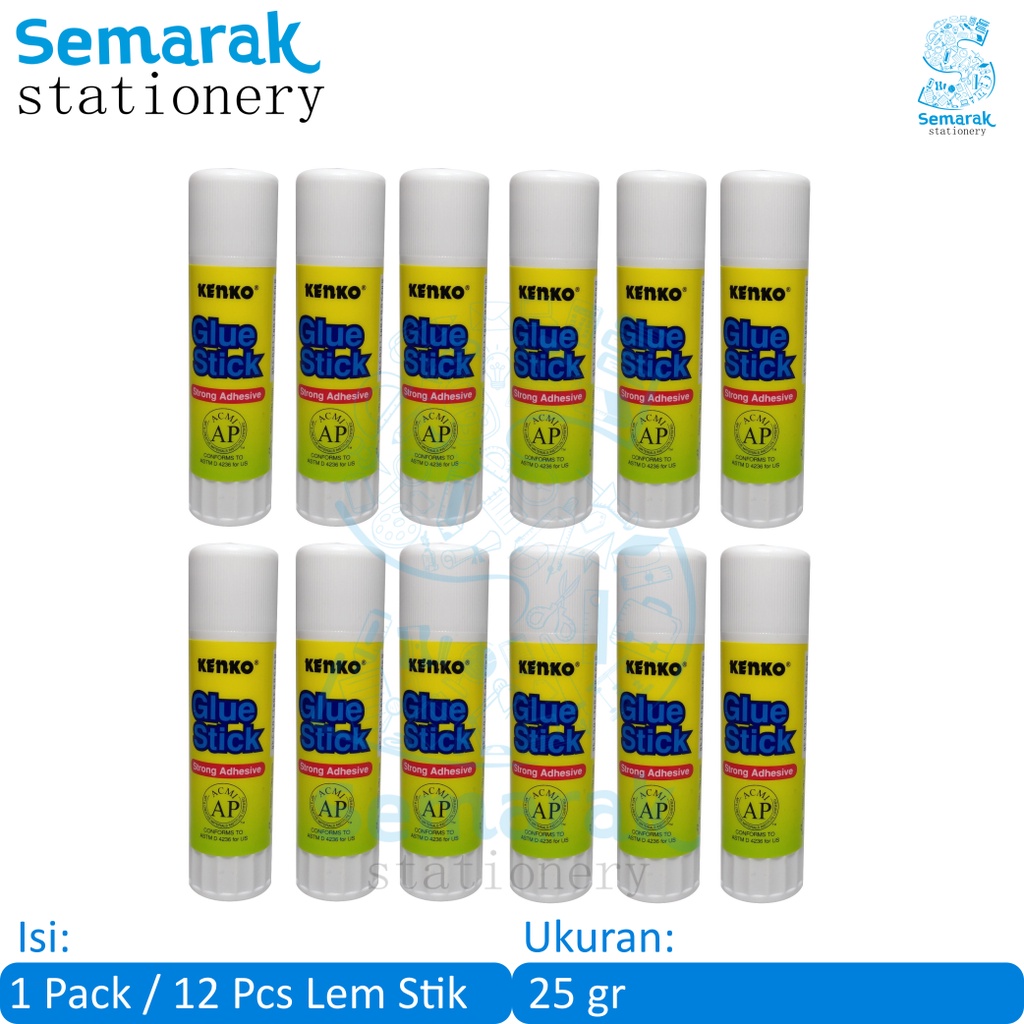 

Kenko Lem Stik 25 g [1 Pack / 12 Pcs]