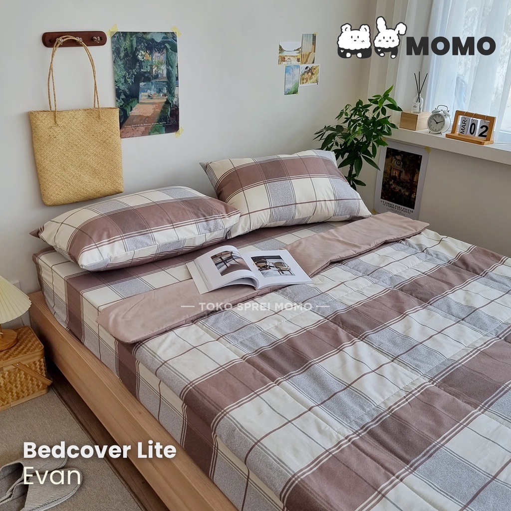 Bedcover Double Lite Edition - Katun Lokal Minimalis 01 - Selimut saja