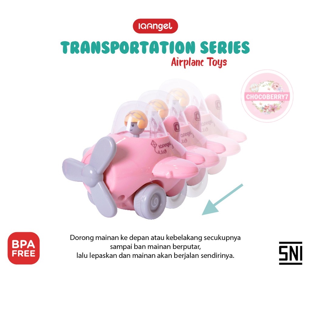 IQAngel Airplane Toys / Mainan Bayi Edukatif / Mainan Pesawat Anak / Pesawat Pesawatan