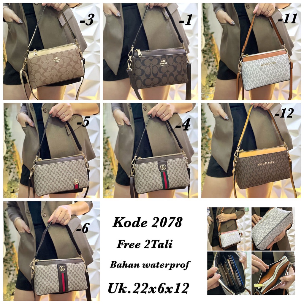 Tas Selempang 2Tali Import Kode 2078