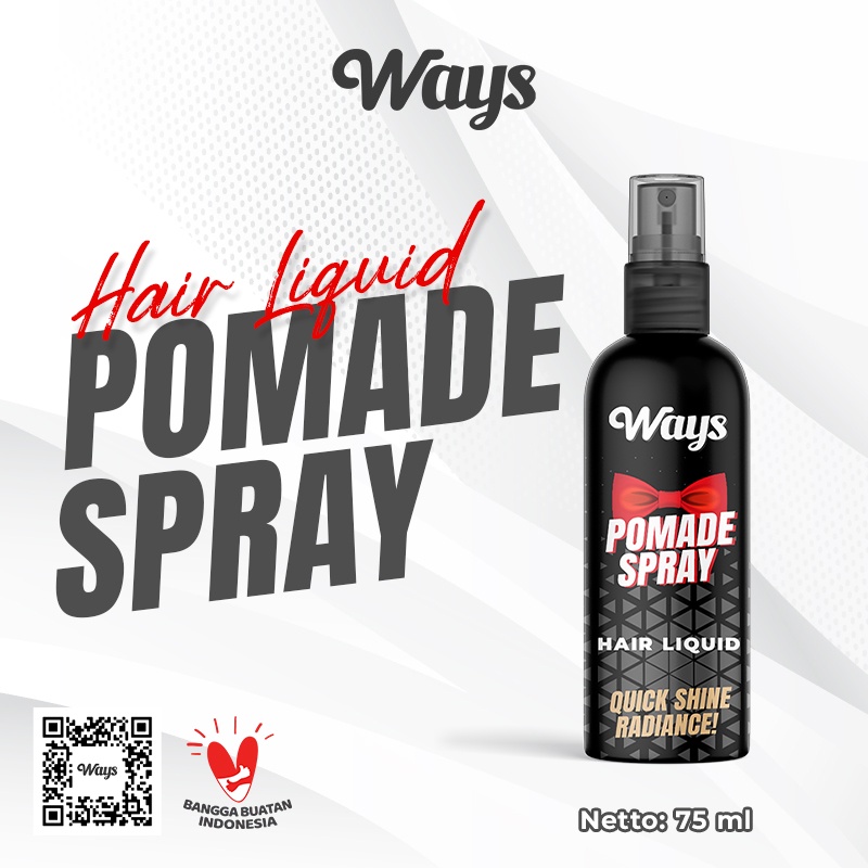 WAYS 1 LITER REFILL Pomade Spray / Pomade Cair / Liquid Hair 1L