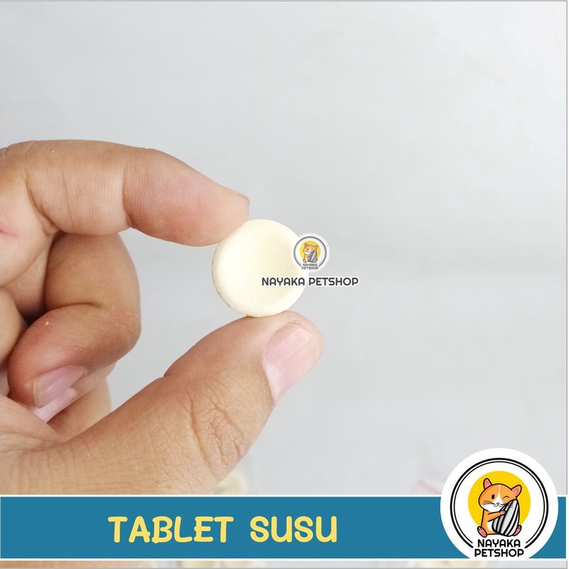 Snack Hamster Tablet Susu Milk Cemilan Ekstra Food Camilan Hewan