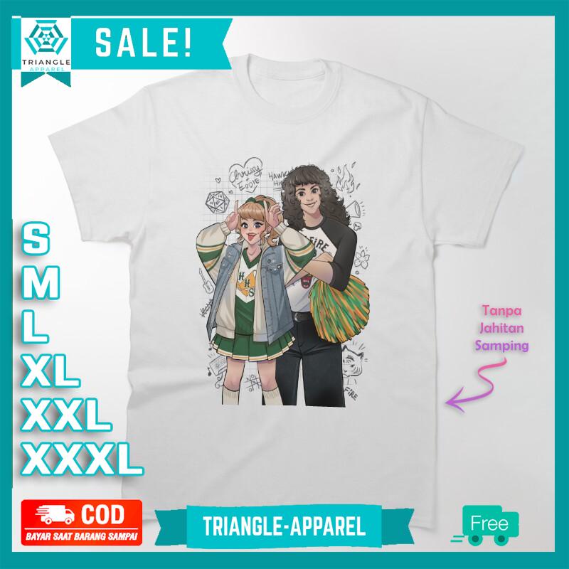 Kaos Baju Stranger Things - Eddie and Chrissy