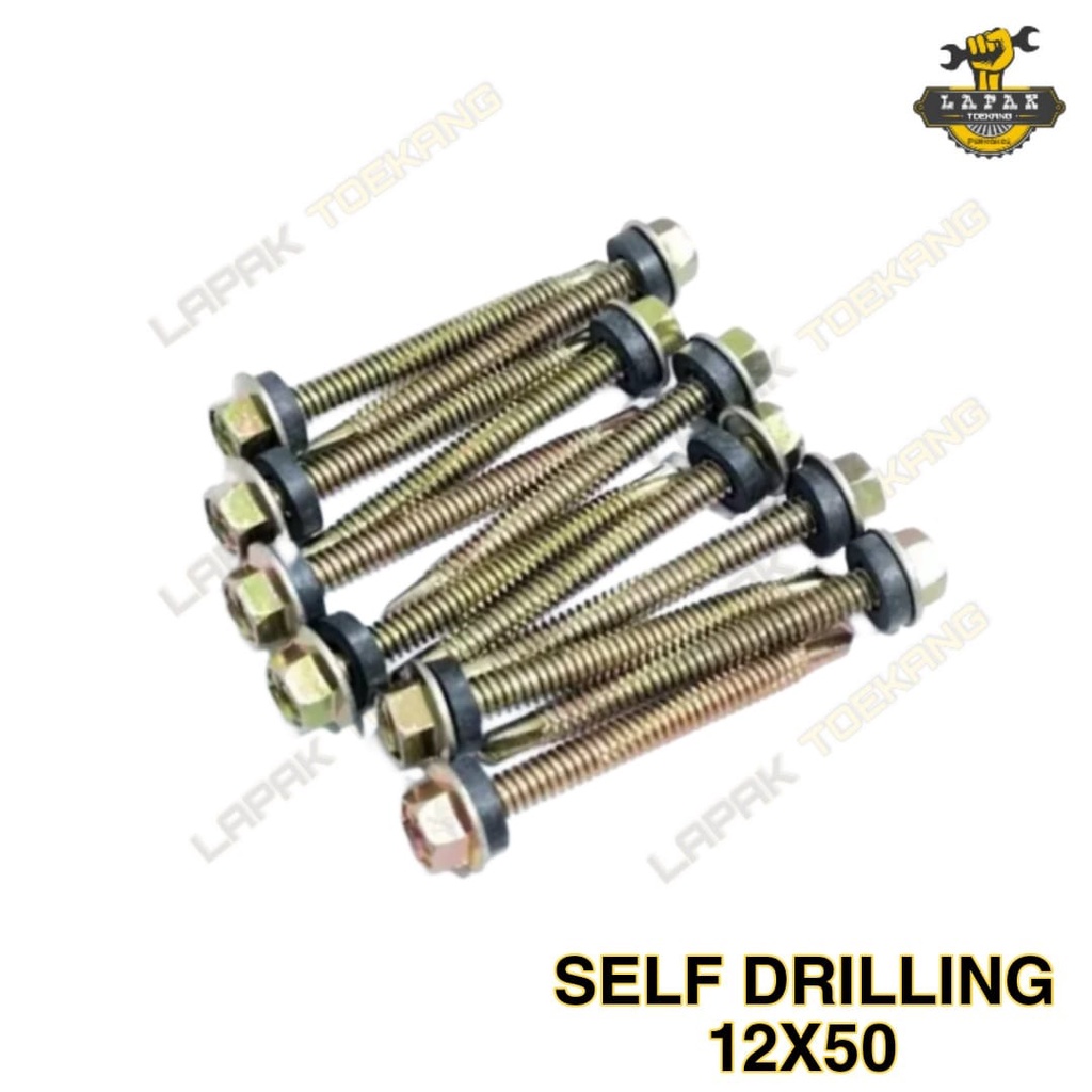 SELF DRILLING SCREW /SDS 12x50/ SEKRUP BAUT DRILLING 12X50