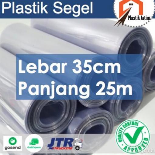 

PLASTIK SEGEL Uk. 35CM x 25M - Plastik Heat Shrink/Plastik Menciut TERMURAH