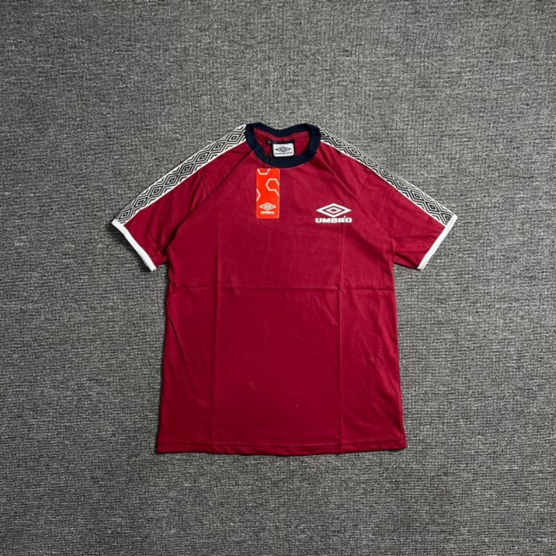 -FRMNSH- KAOS UMBRO MAROON NEW FULL TAG LABEL CASUAL HYPE