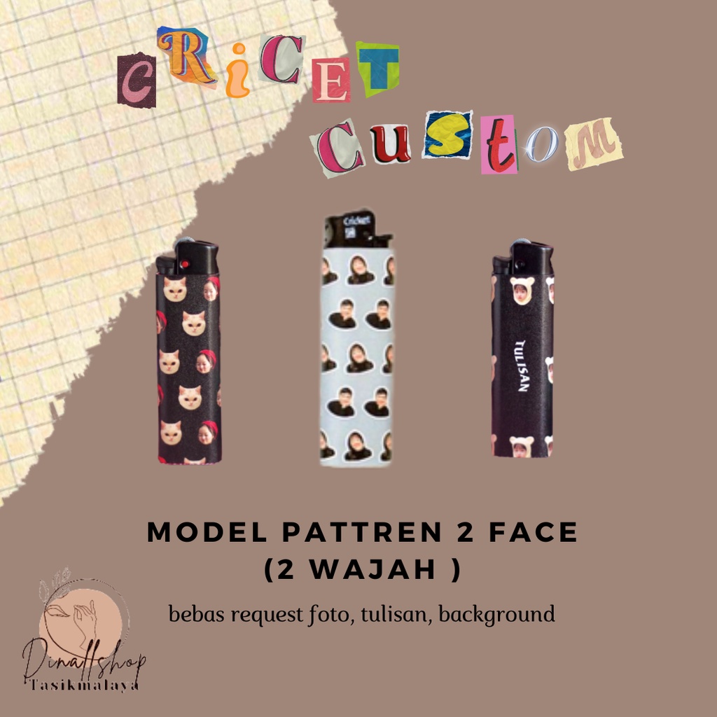 CRICKET CUSTOM | KOREK CUSTOM | GASOLIN MURAH | cricket korek | cricket lighters barca official past