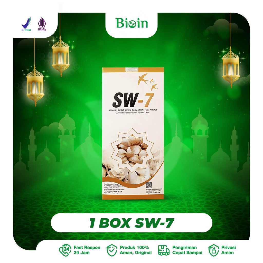 SW - 7 (1 Box) - Sarang Burung Walet