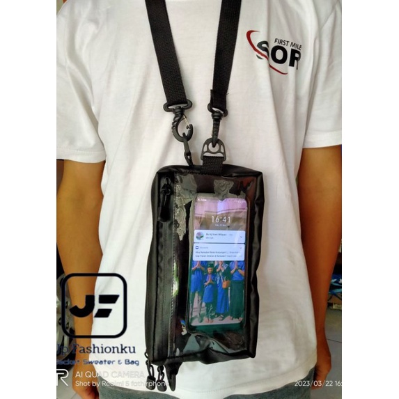 Hand Bag Clutch Waterproof  selempang Gantung Serbaguna