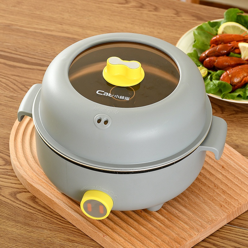 Gobra ♕ LS-1380 Panci Multi Purpose Cooking Pot 26cm 1000w Panci Listrik Elektronik Import