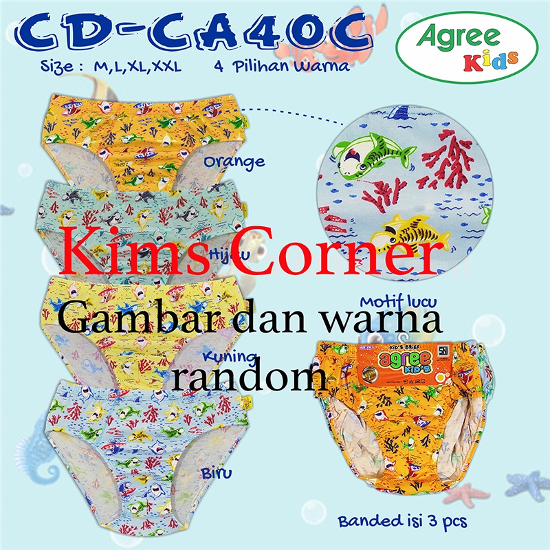 CELANA DALAM AGREE  KIDS NGS C9 3PCS