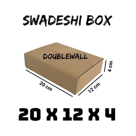 

kardus karton box uk. 20x12x4 cm, cocok untuk packing DOUBLE WALL