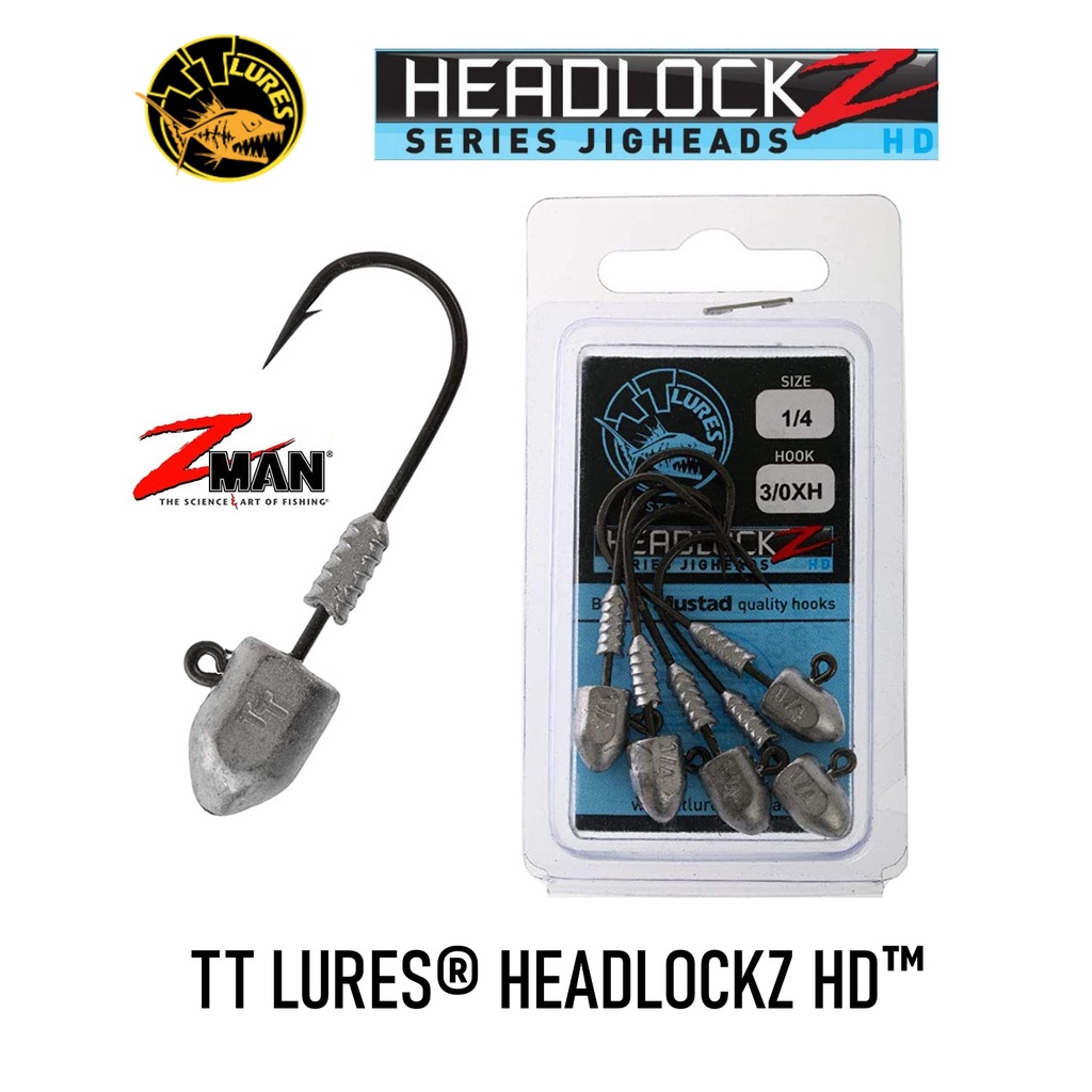 Zman TT Lures HeadlockZ HD Hook Jig Head Kail Soft Lure