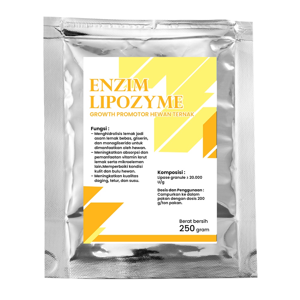 ENZIM LYPOZYME/LYPASE 250 gram