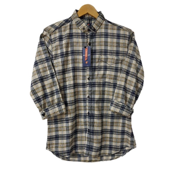 [Model Terbaru 2023] Kemeja Flanel Impor Pria Kualitas Premium Lengan Panjang Unisex Hem Flanel Baju