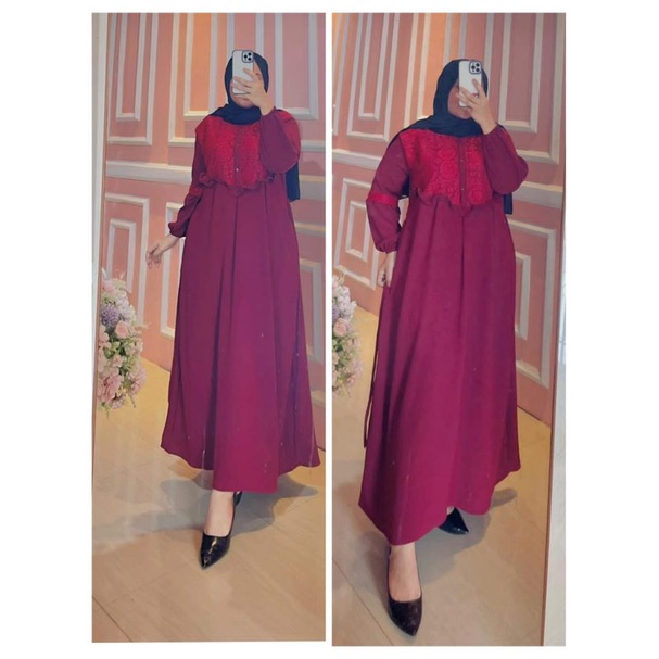 GAMIS BRUKAT TERBARU BAHAN CRINGKLE AIRFLOW PREMIUM