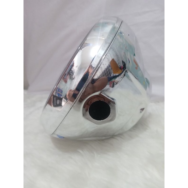 Reflektor Batok Kepala Lampu Depan Vixion Old Bulat Full Crom Headlamp Lampu Depan Vixion Old PNP Vi