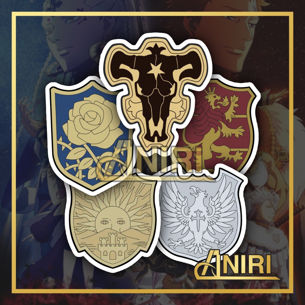

Stiker Logo Anime Black Clover