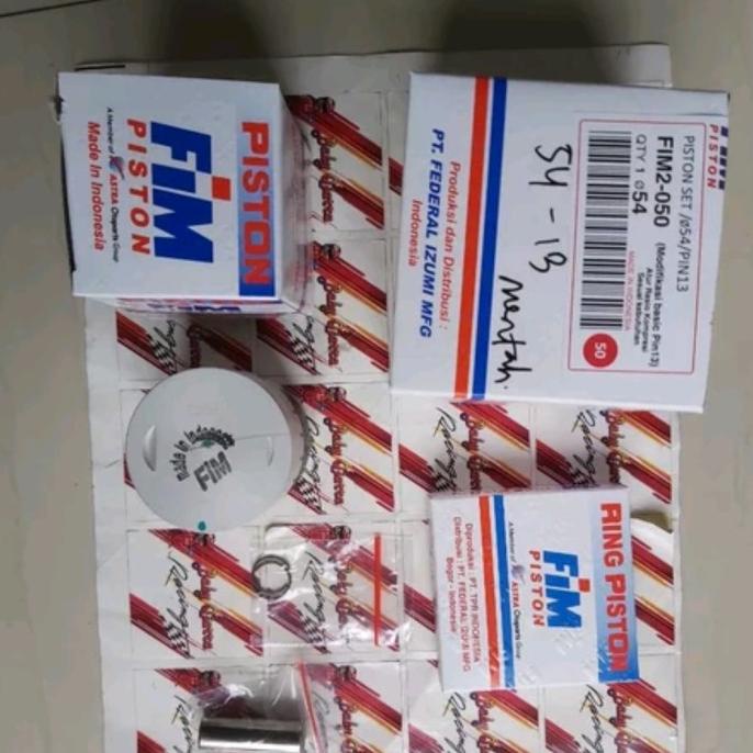 PISTON KIT FIM 2 02 MENTAH 53.5 54 54.5 55 55.25 PEN PIN 13 55 25 15