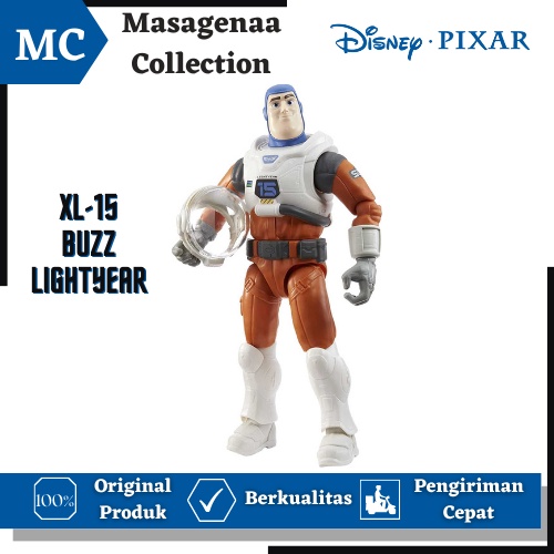 Main Mainan Maenan Disney Pixar Buzz Lightyear XL-15 Spacesuit  Action figure Figur Set 5 Inch Inci 