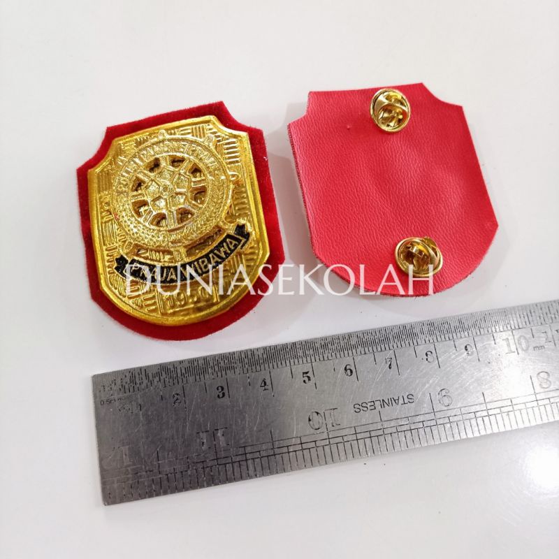 Pin Satpol PP Satuan Polisi Pamong Praja Cor Timbul