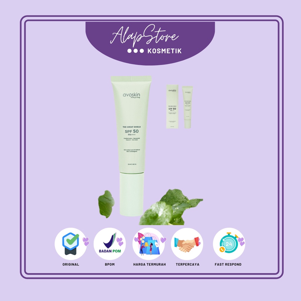 Avoskin The Great Shield SPF 50 PA++++ (30 Ml &amp; 5 Ml)