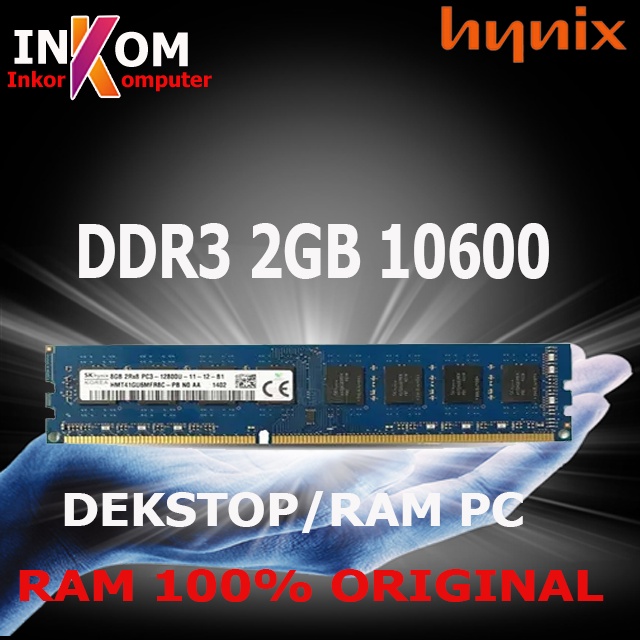 Memory Ram PC DDR3 2GB PC-10600 All  merk