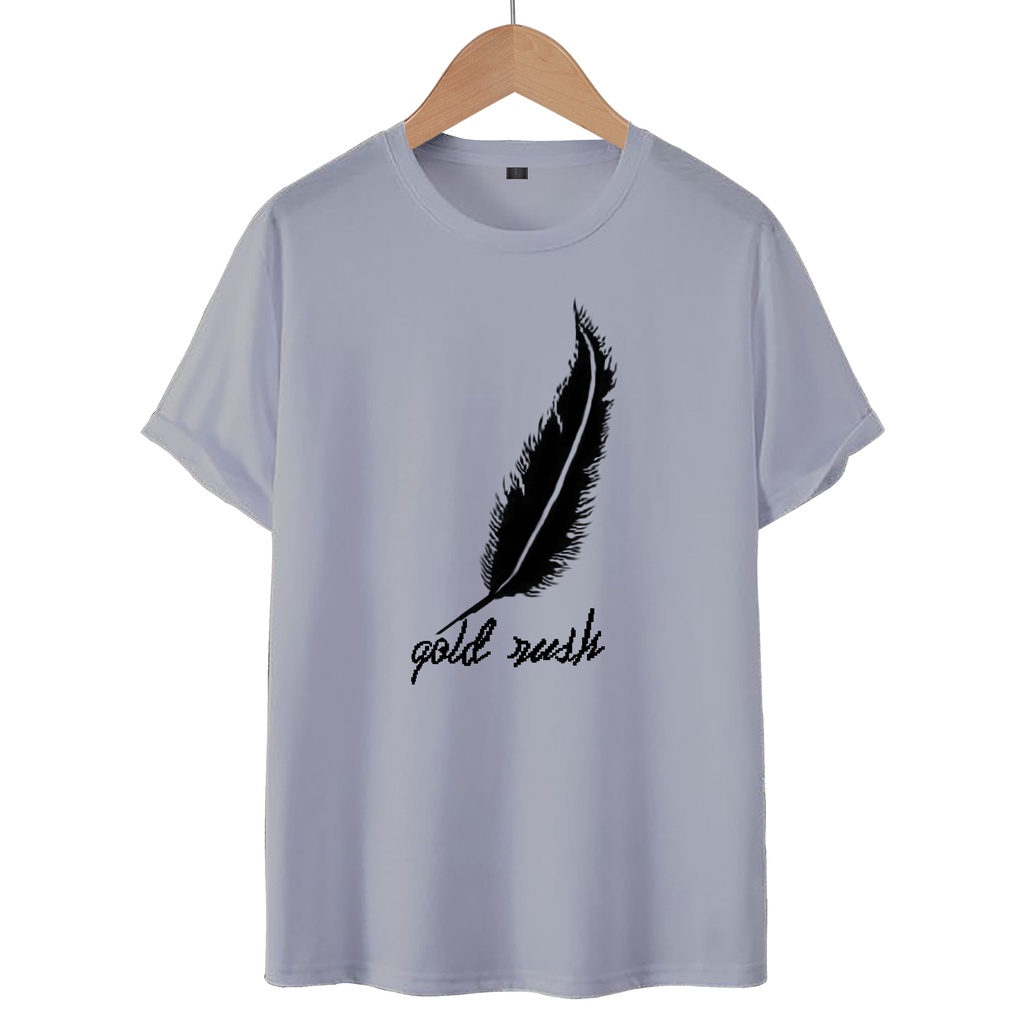 KAOS T-SHIRT GOLD  / KAOS DISTRO WANITA.