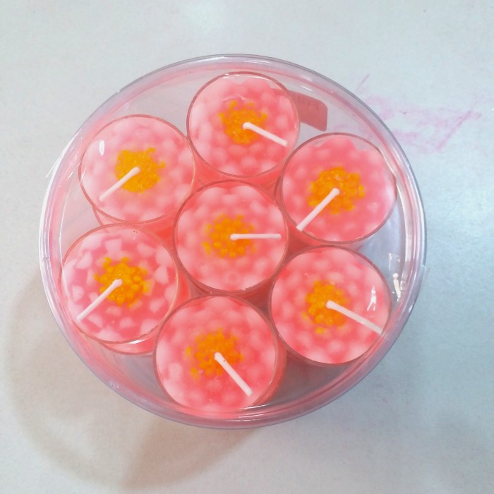NEW Lilin Sembahyang/ Lilin Pink/ Lilin Teratai