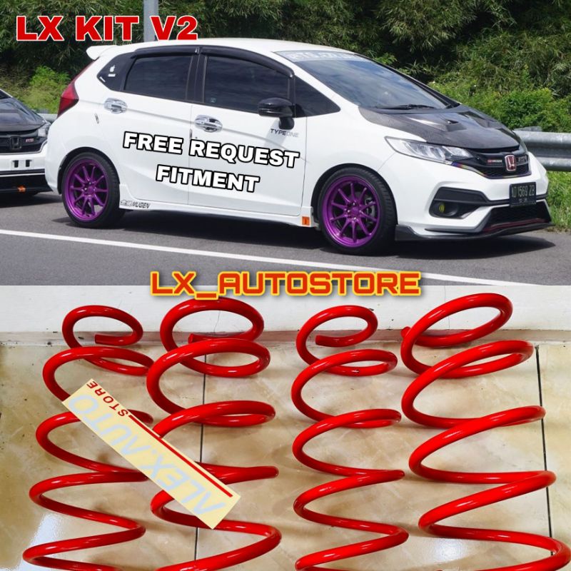 LOWERING KIT JAZZ GK5 GE8 GD3 LX KIT V2