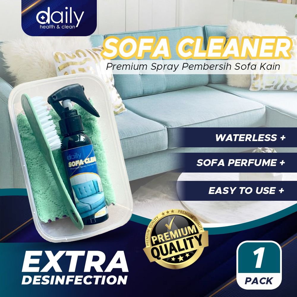 PEMBERSIH SOFA KAIN DAILY / SOFA CLEANER PACK / PEMBERSIH KAIN FABRIC KASUR SERBAGUNA