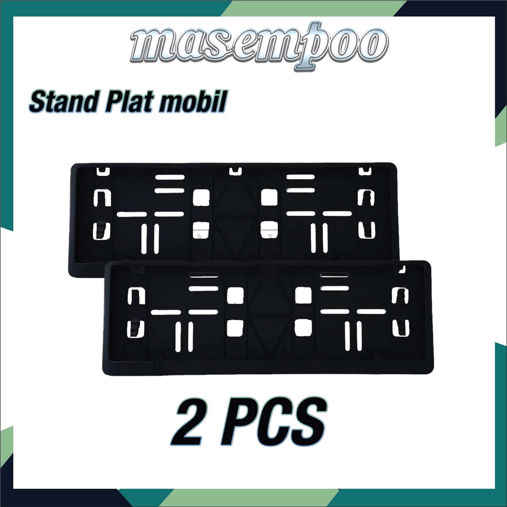 Stand dududkan Plat Nomor Mobil Mazempo