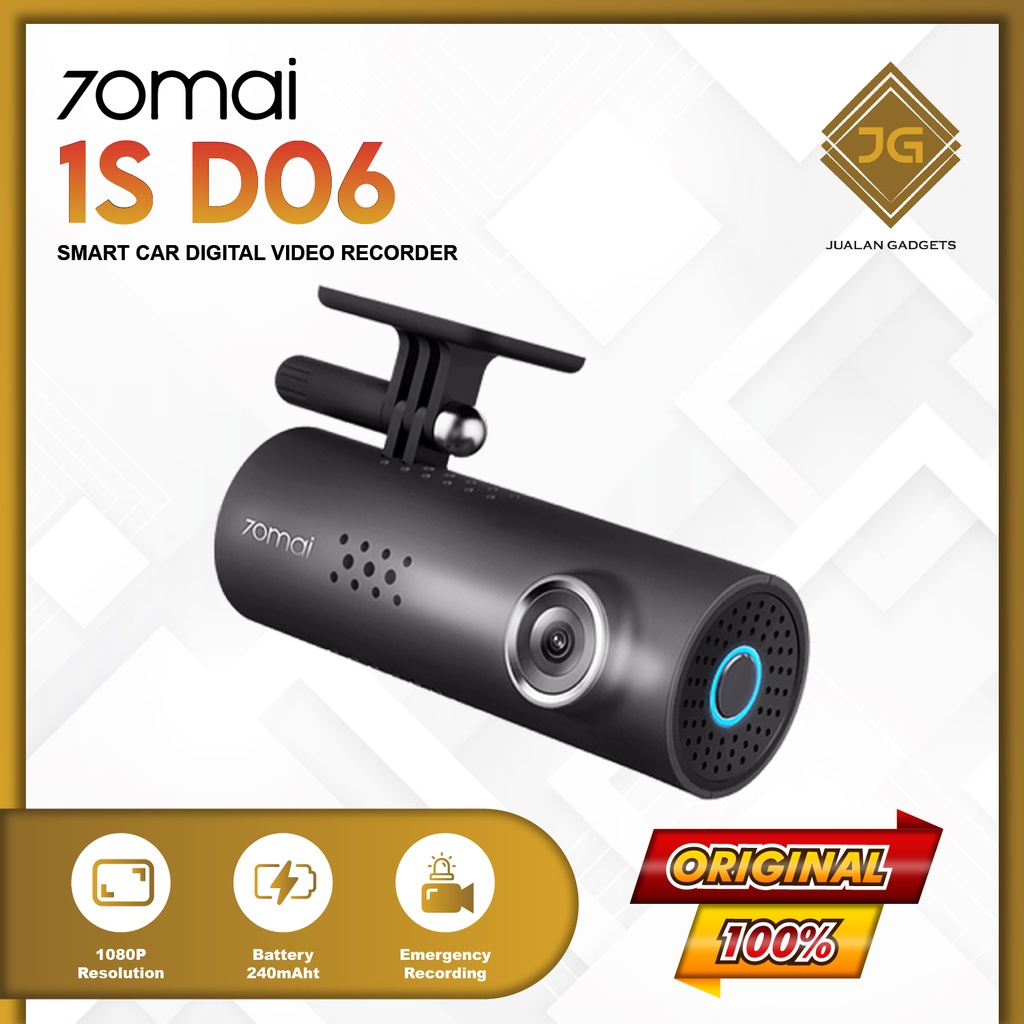 70mai 1S Smart Dash Cam Wifi HD 1080P Recorder Auto Car Camera