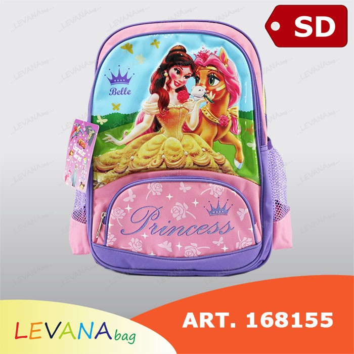 TAS RANSEL ANAK SD KARAKTER PRINCESS BELLE ART. 168155