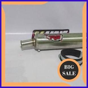 Silincer knalpot Racing NINJA RR R SS silincer R9 stainless suara Super Garing Kemrincing 1M4R23 per